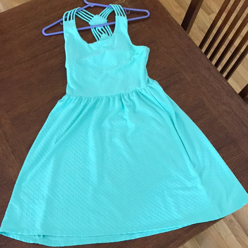 Teal dress